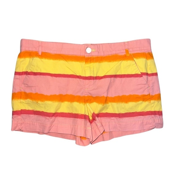 GAP Sunkissed Shorts Pink Orange and Yellow Size 10 - Picture 1 of 8